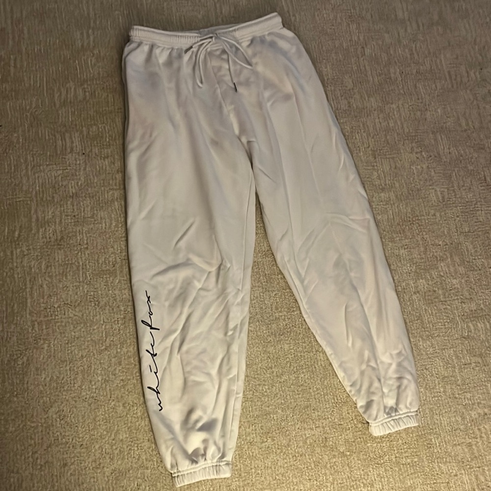 White fox boutique sweatpants